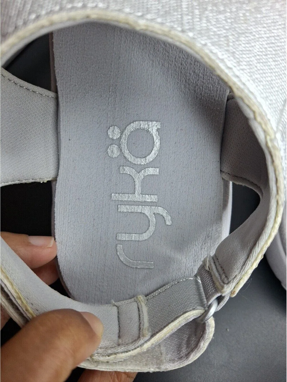 Ryka Margo Next Women's Sandals Silver size US 9W